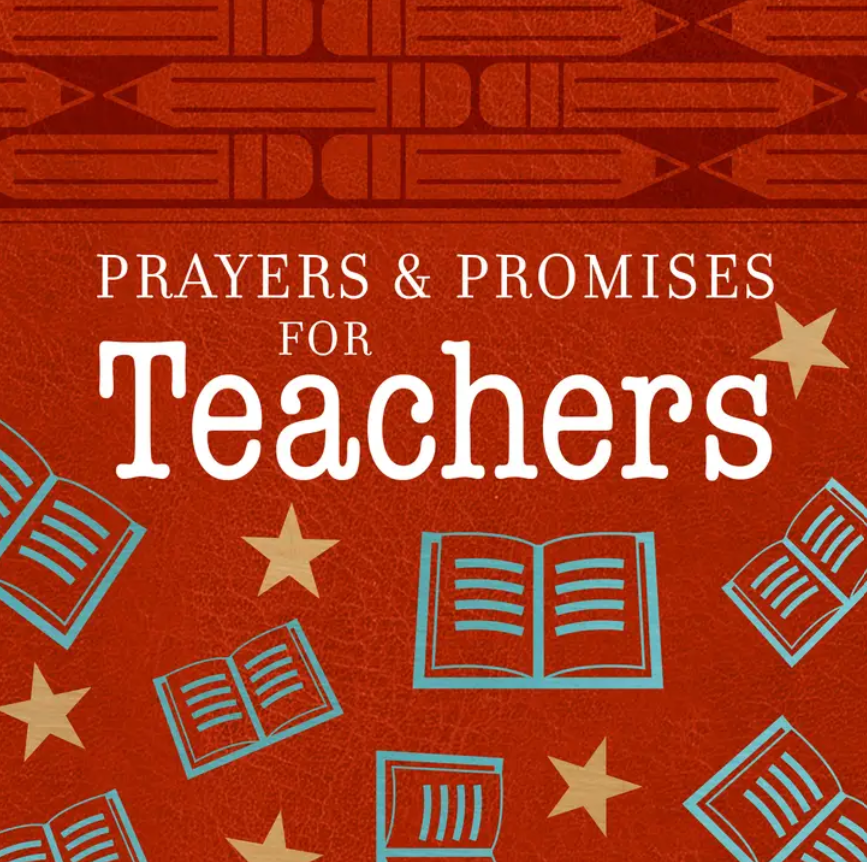 Prayers & Promises for Teachers  ( Faux Leather Cover) - Elegant Mommy