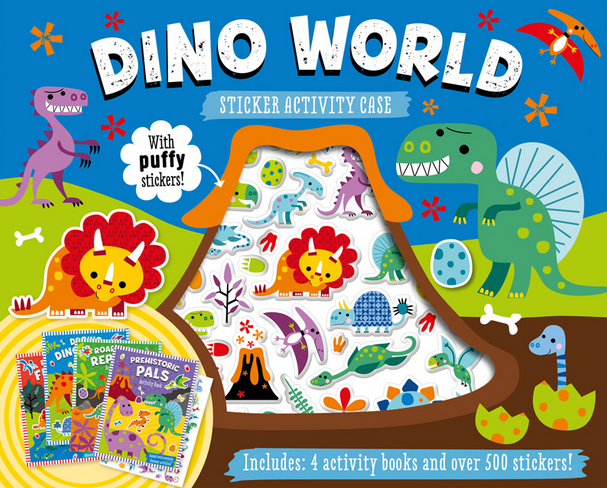 * Dino World Sticker Activity Case