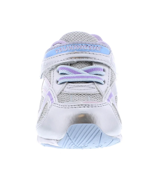 Glitz Baby Shoes ( Silver / Lavender ) - Elegant Mommy