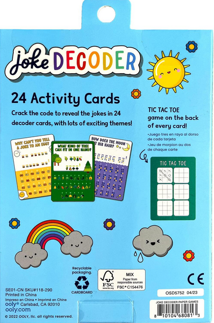 Activity Cards - Joke Decoder - Elegant Mommy