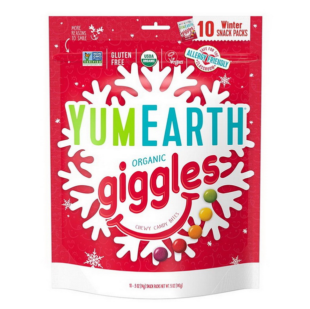 YumEarth Holiday Organic Giggles 10 count