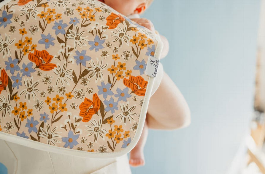 Copper Pearl Eden Burp Cloths