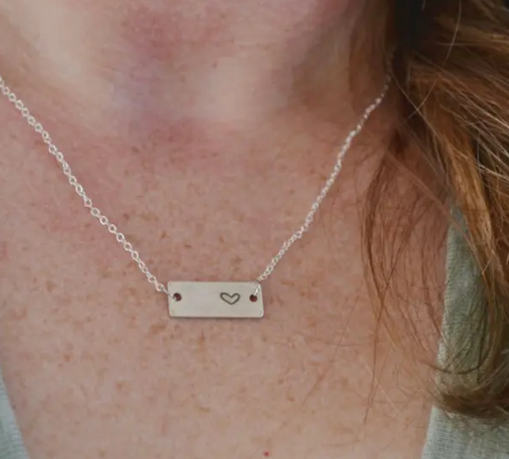 Proverbs 31:25 - Strength + Dignity Necklace - Silver - Elegant Mommy