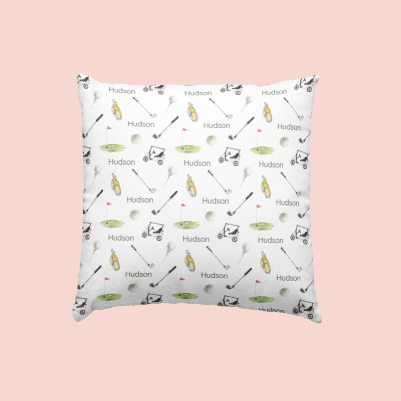 Sugar + Maple Custom Pillow | Putter's Paradise