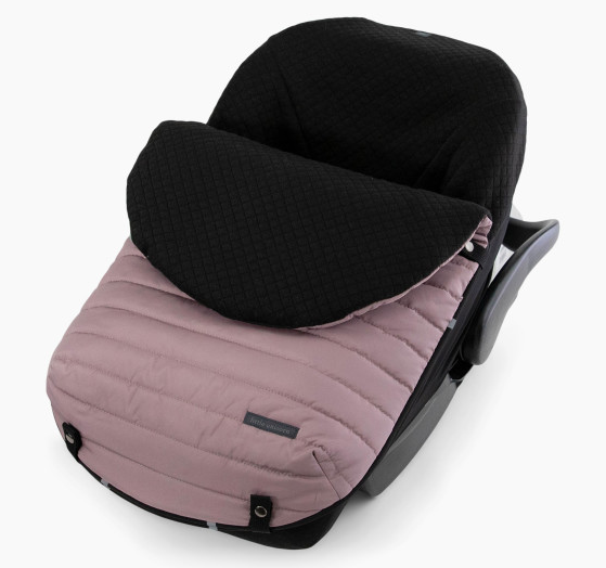 Infant Car Seat Footmuff - Mauve - Elegant Mommy