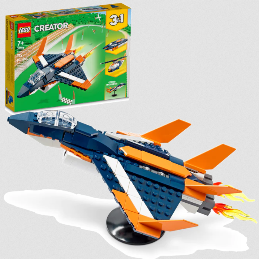 Supersonic-jet Lego Creator
