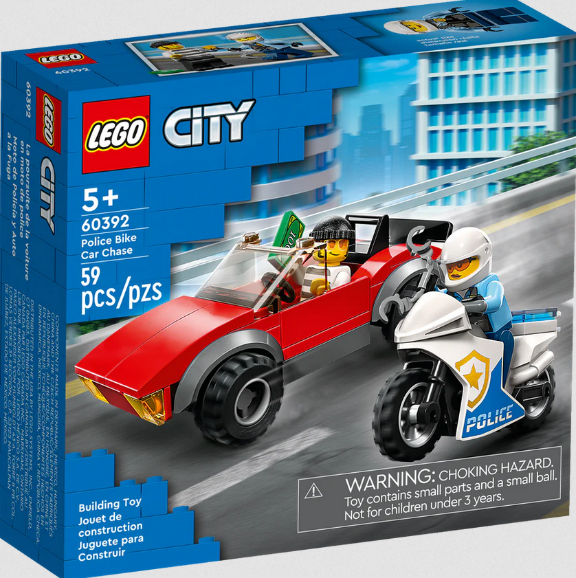 Police Bike Car Chase Lego City