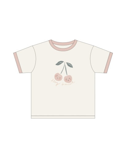 *RINGER TEE CHERRY