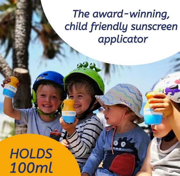 Solar Buddies Green - Refillable Sunscreen Applicator