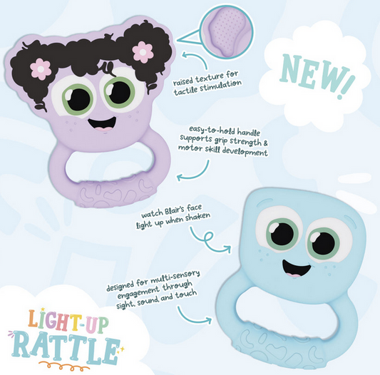 Glo Pals Light Up Rattle Purple