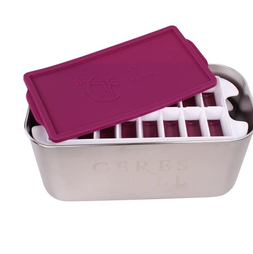 Milkstache Luxe Reusable Breastmilk Freezer Storage Container - Ceres Chill