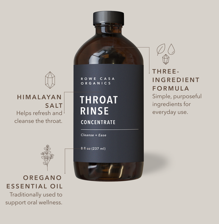 Throat Rinse Concentrate (Sinus + Allergy Throat Gargle) | 8 Oz