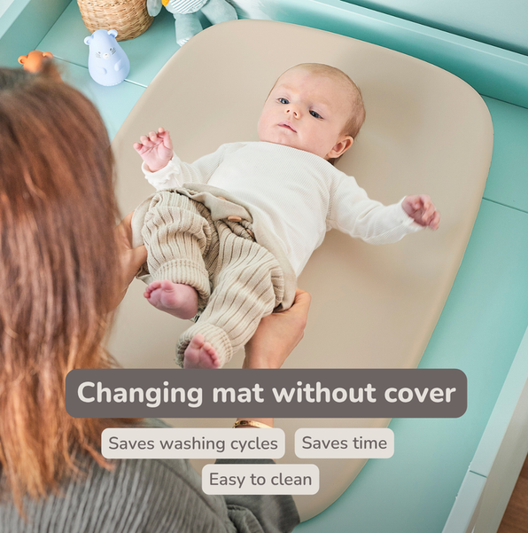 Beige Changing Pad