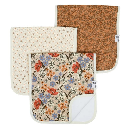 Copper Pearl Eden Burp Cloths
