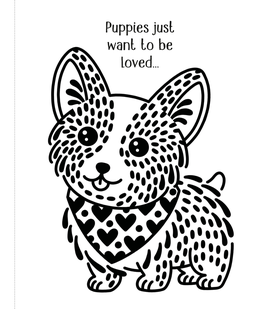 First Magic Painting Cute Puppies