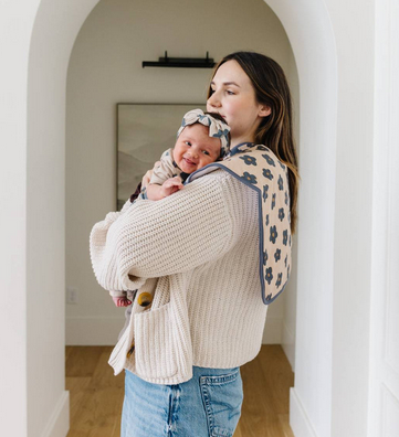Gemma in Tan Burp Cloth Set