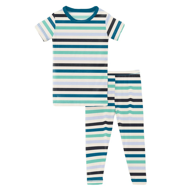 Little Boy Blue Stripe Pajama Set
