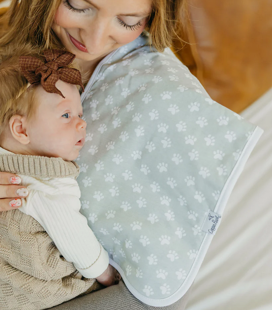 Copper Pearl Rufus Burp Cloth