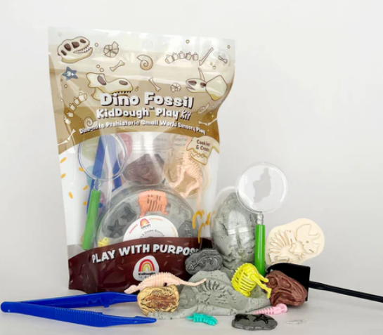 Dinosaur Fossil Dig KidDough Play Kit