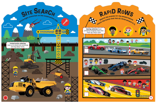 MIGHTY MACHINES ACTIVITY BOOK
