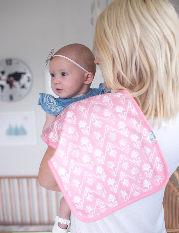 Copper Pearl Claire Burp Cloths