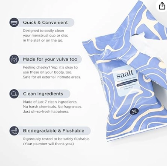 *Saalt Intimate Cleansing Wipes