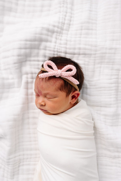 Crochet Bow - Petal Headband