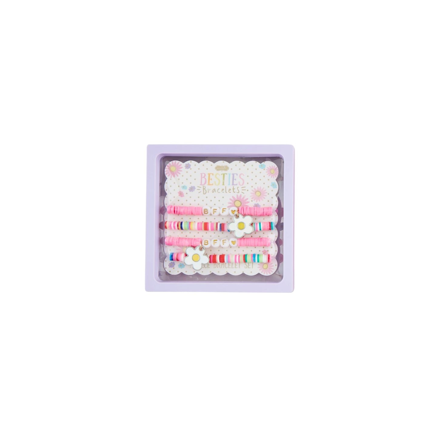 Bff Flower Beaded Bracelets