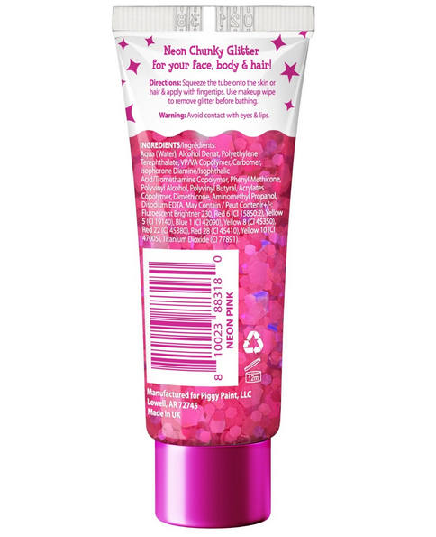 Chunky Confetti Glitter Gel - Neon Pink
