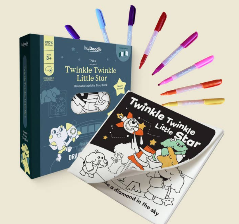 Twinkle Twinkle Little Star Tales - Reusable Coloring Book