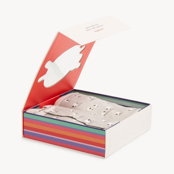 *BAA BAA BABY GREY MODAL 3PC GIFT SET NB