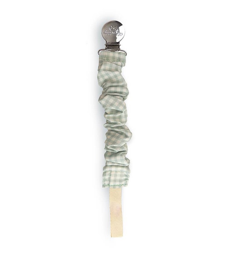 Ritzy Cinch™ Green Gingham - Pacifier Strap