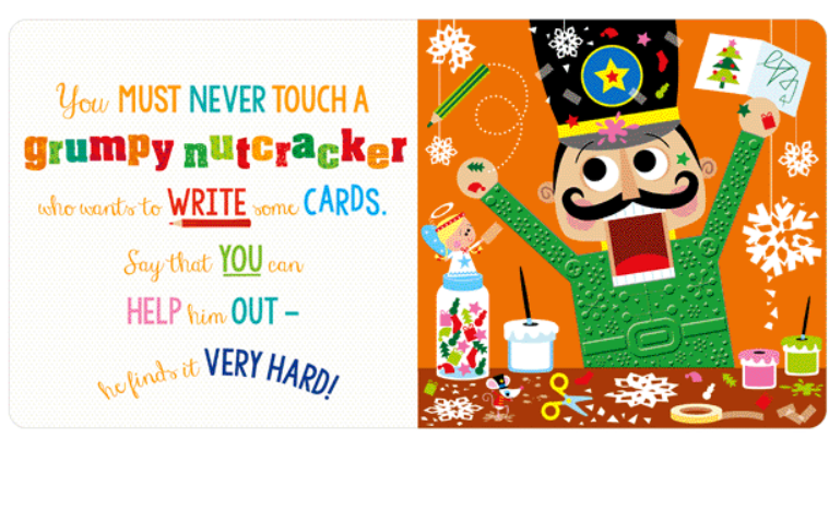 NEVER TOUCH A GRUMPY REINDEER! Book