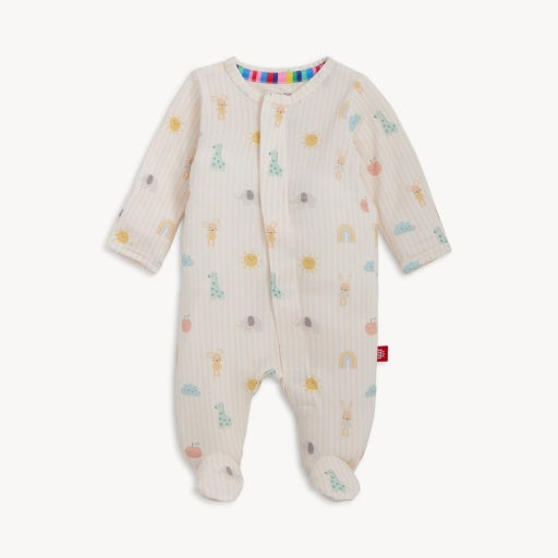 LULLABY SKY PINK MODAL MAGNETIC FOOTIE