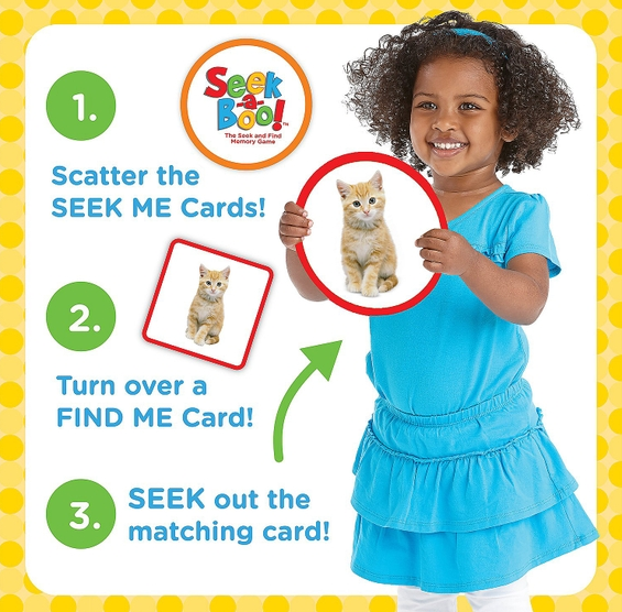 SEEK A BOO!: SEEK-AND-FIND MEMORY GAME