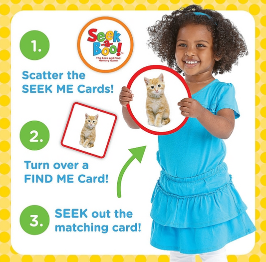 SEEK A BOO!: SEEK-AND-FIND MEMORY GAME