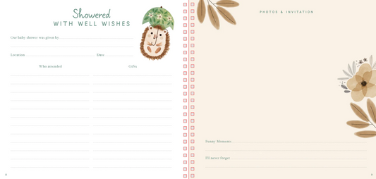 Baby's First Years-A Modern Memory Book with Keepsake Box