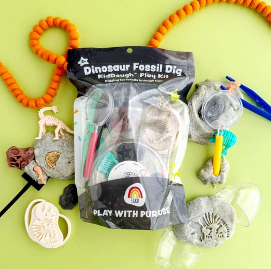 Dinosaur Fossil Dig KidDough Play Kit