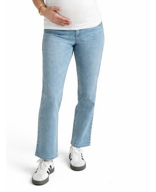 Maternity 28" D.A.D Jean w/ Bellyband in Flora