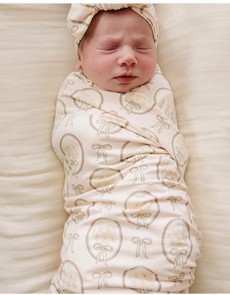 Vintage Bouquet Bamboo Stretch Swaddle