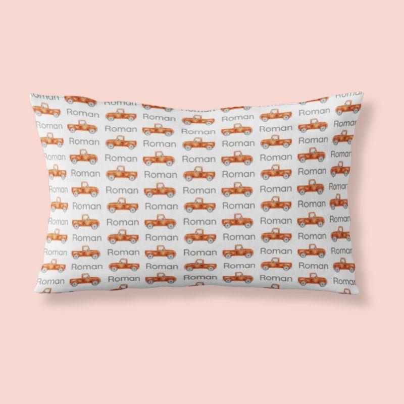 Sugar + Maple Custom Pillow | Trucks