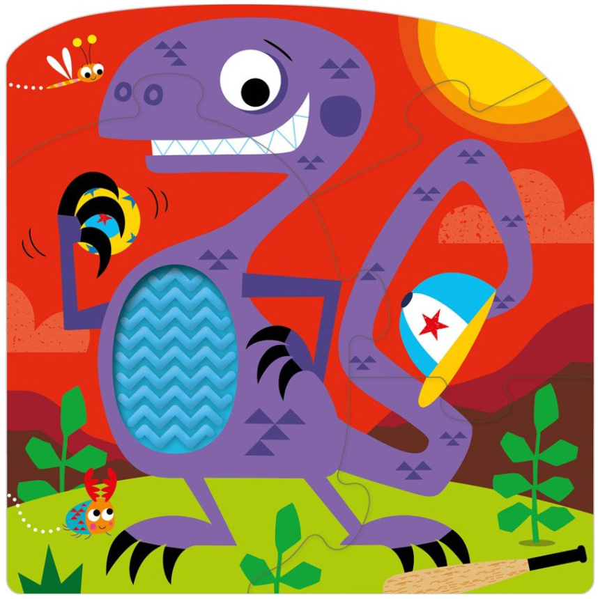 NEVER TOUCH A DINOSAUR JIGSAW PUZZLE SET