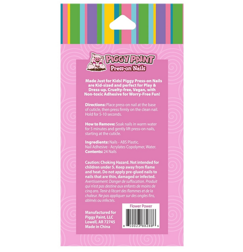Flower Power Kids Press-On Nails