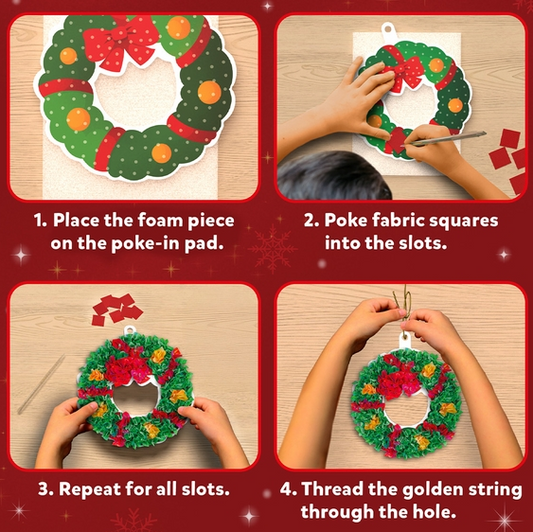 Poke In Art Christmas Activity Set