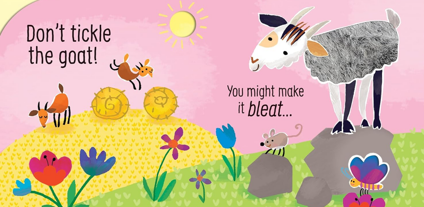 Don't Tickle The Cow! Sensory Board Book