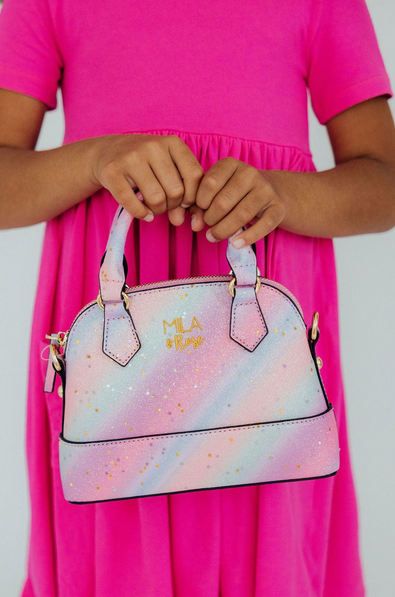 Princess Glitter Girl's Crossbody Purse