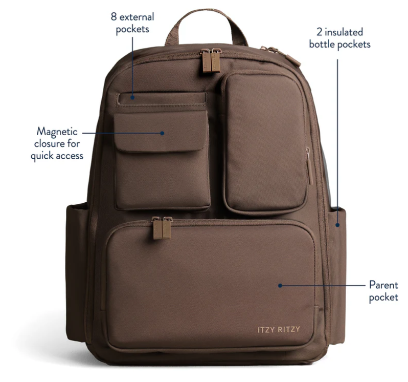 Belong Utility Diaper Bag Backpack | Mocha
