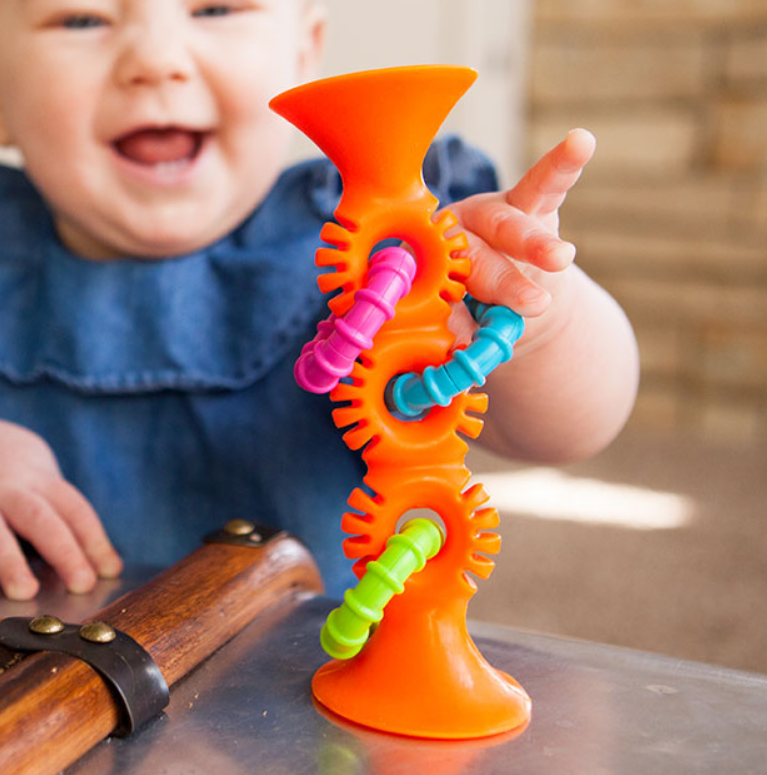 Fat Brain Toys Pip Squigz Loops-Orange