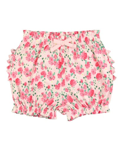 Bubble Knit Shorts - English Roses
