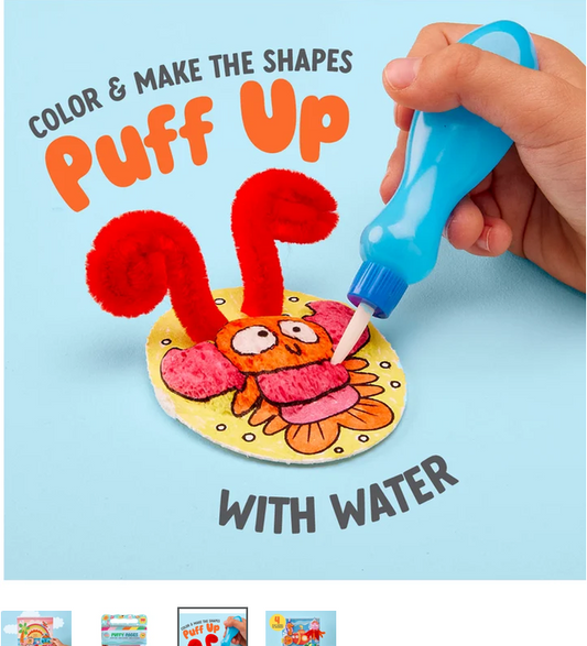 Puffy Pages - Color, puff + play!